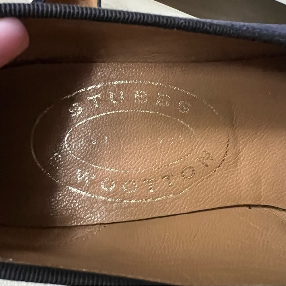 stubbs and wootton velvet Cuban dancers loafers flats size 8.5 - Picture 2 of 8